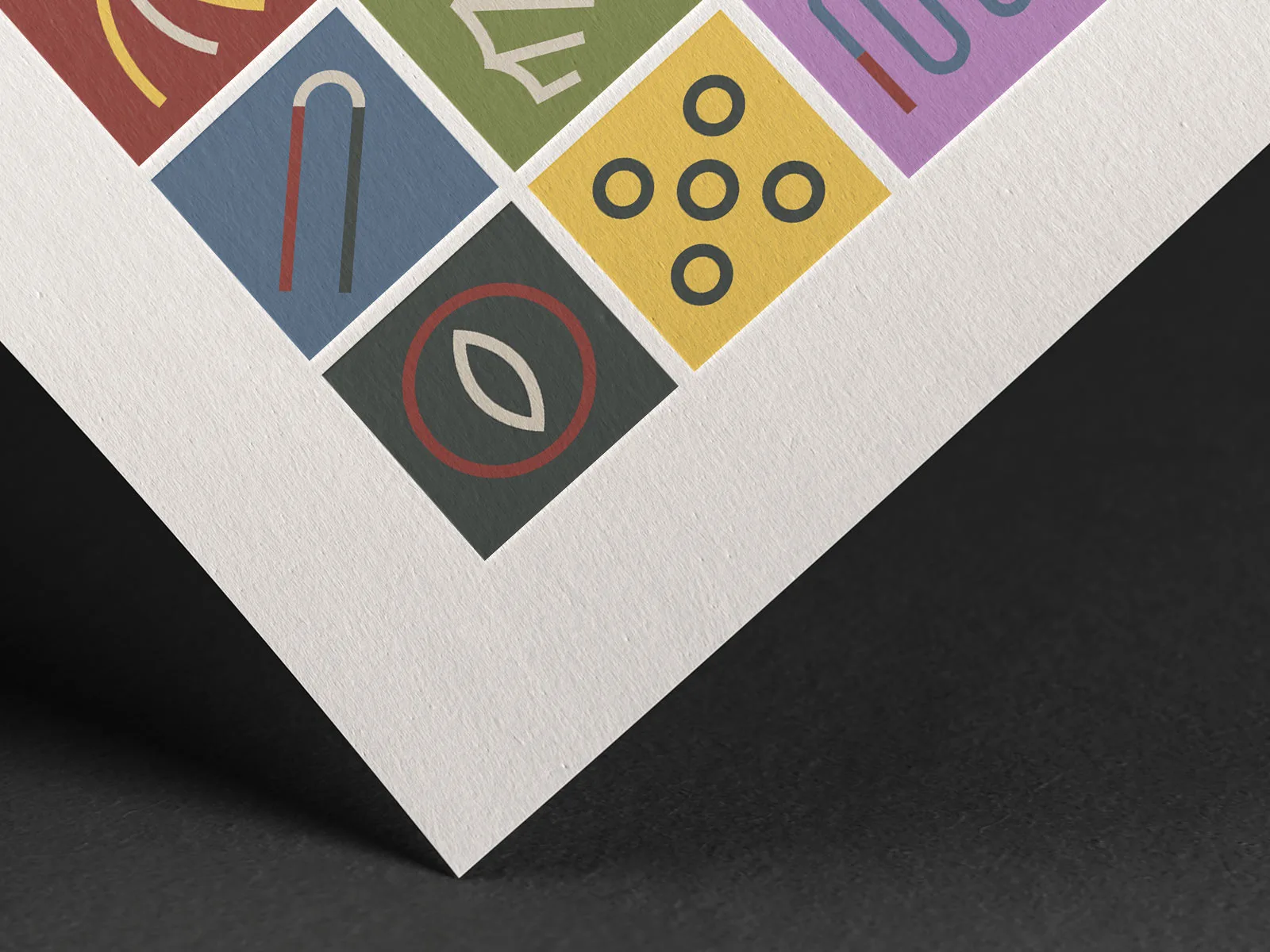 Lexigrams — 20×20 grid — detail