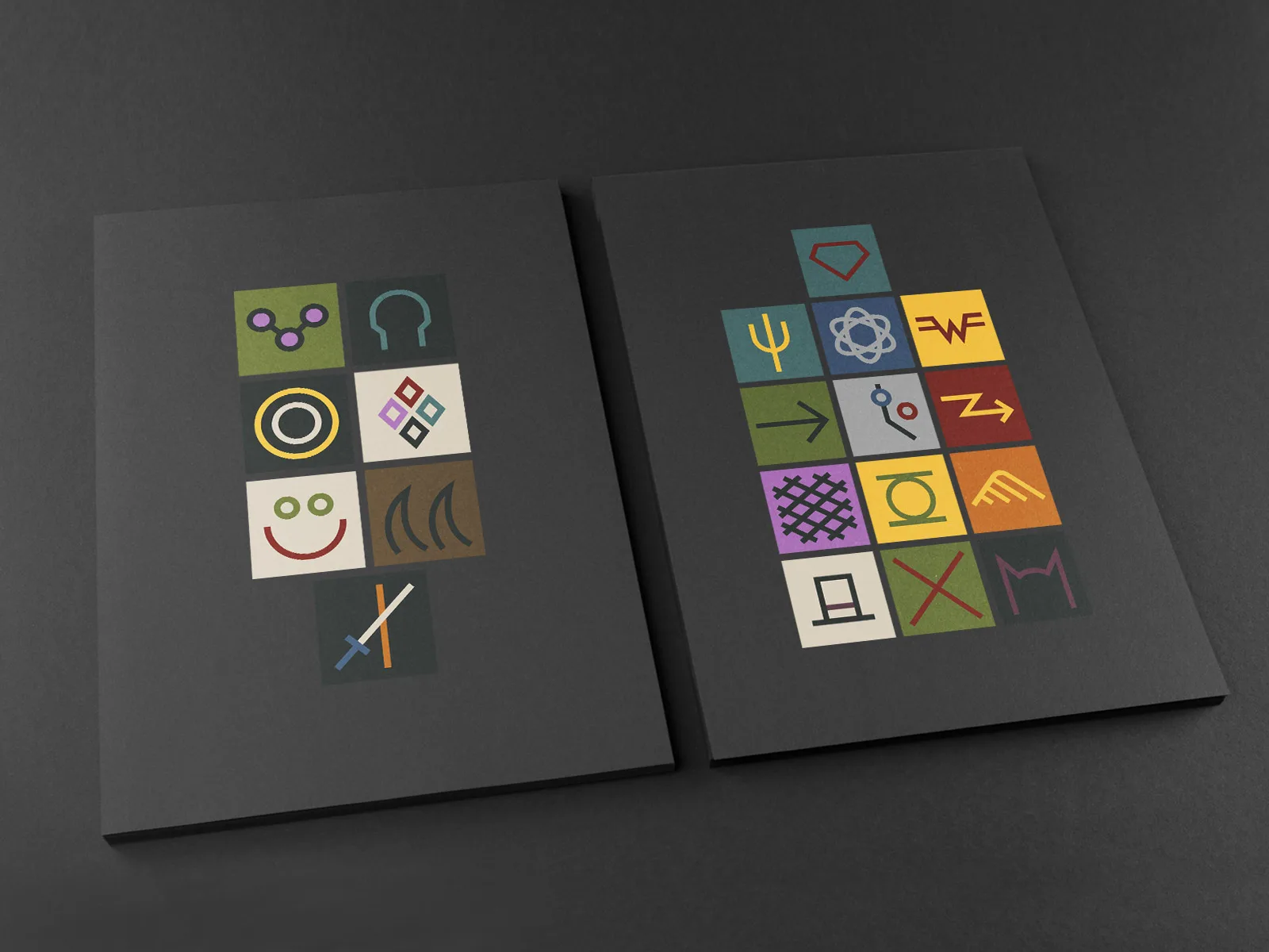 Lexigrams — Poster series
