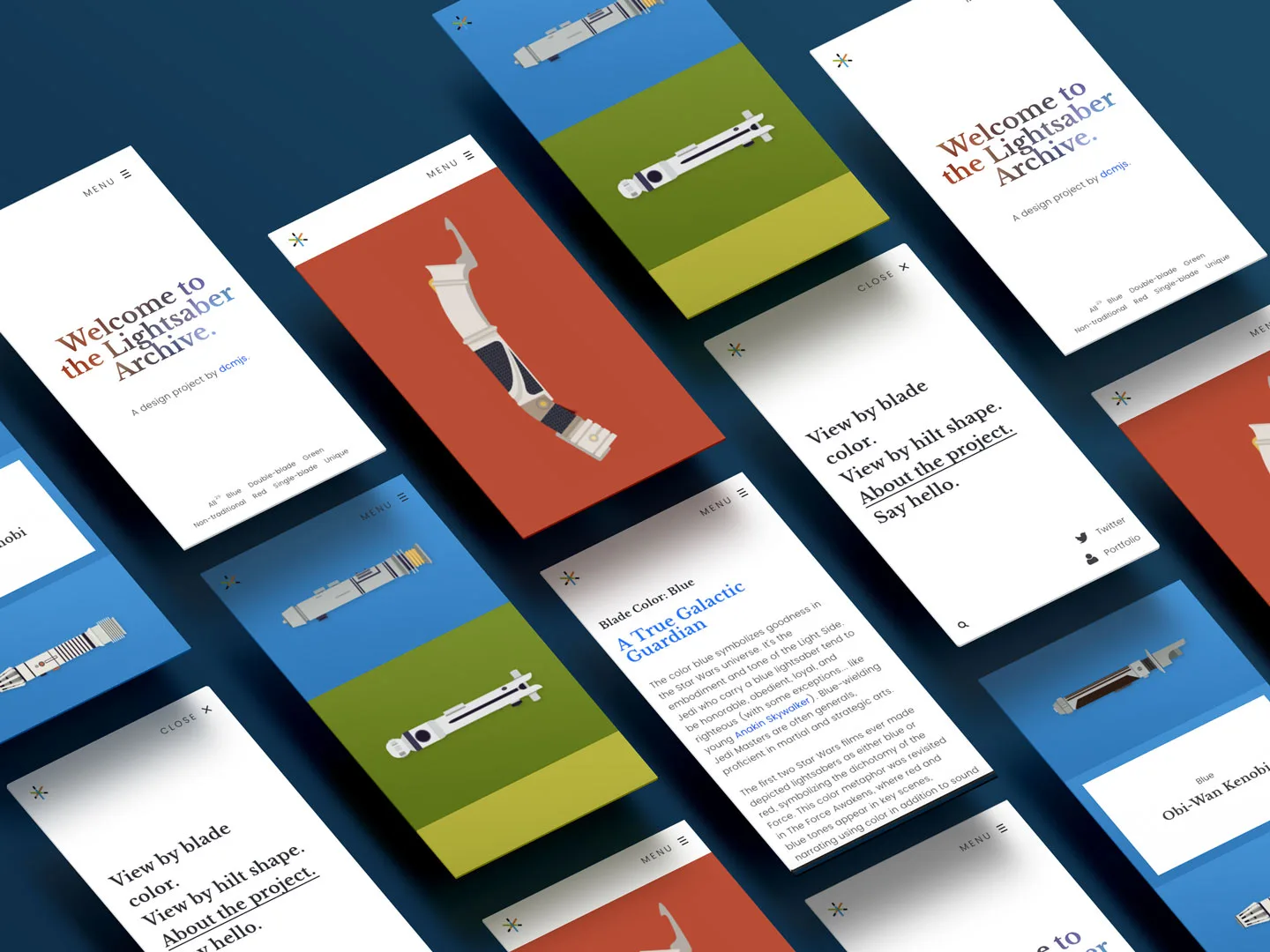 Lightsaber Archive — The Archive — responsive site